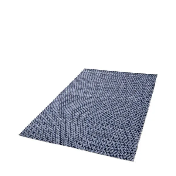Ikat Denim Indoor Outdoor Rug 4