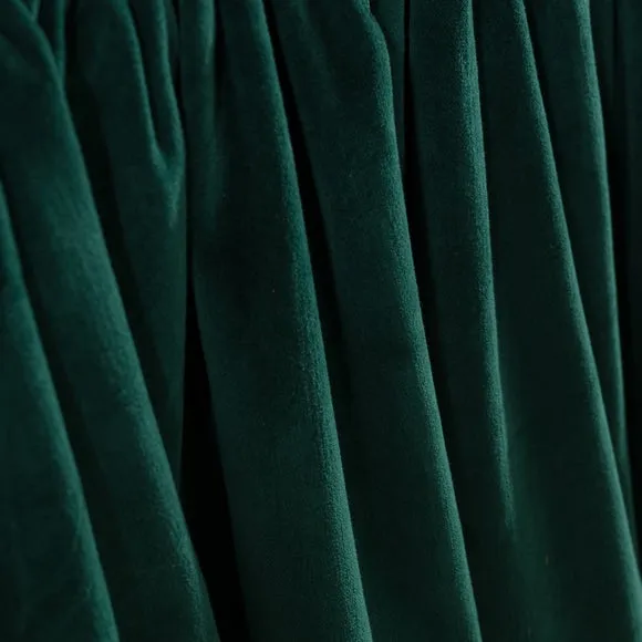 Clara Cotton Velvet Frilled Valance 2