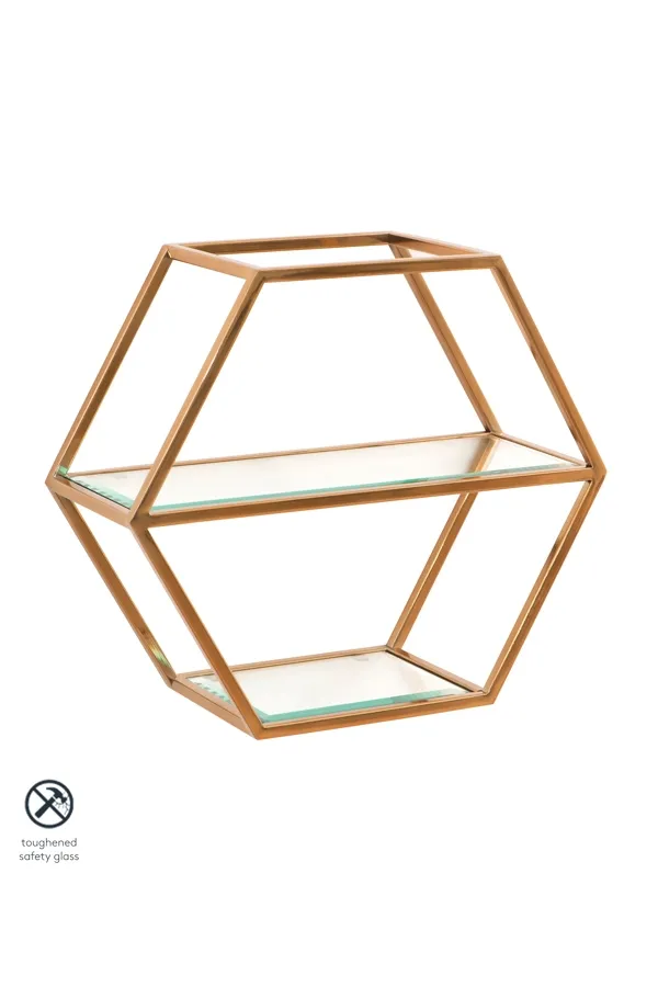 Alveare Brass Shelf