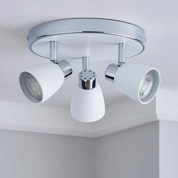 Alto 3 Light Semi Flush Spotlight 2