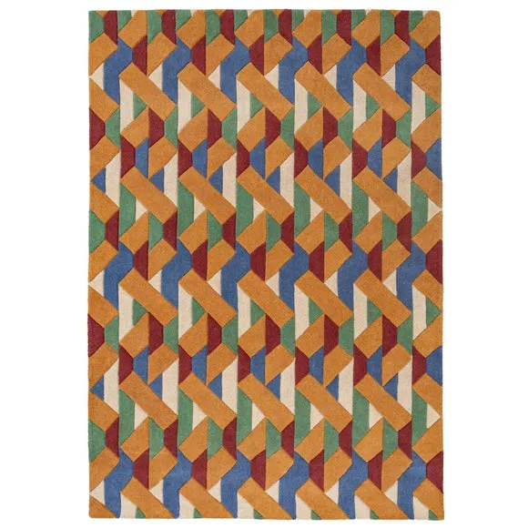 Connect Geometric Wool Rug 5
