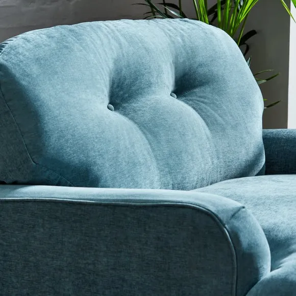Martha Vintage Soft Chenille Snuggle Chair 6