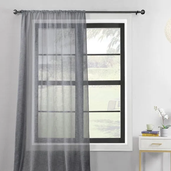 Recycled Polyester Slot Top Single Voile Panel 2