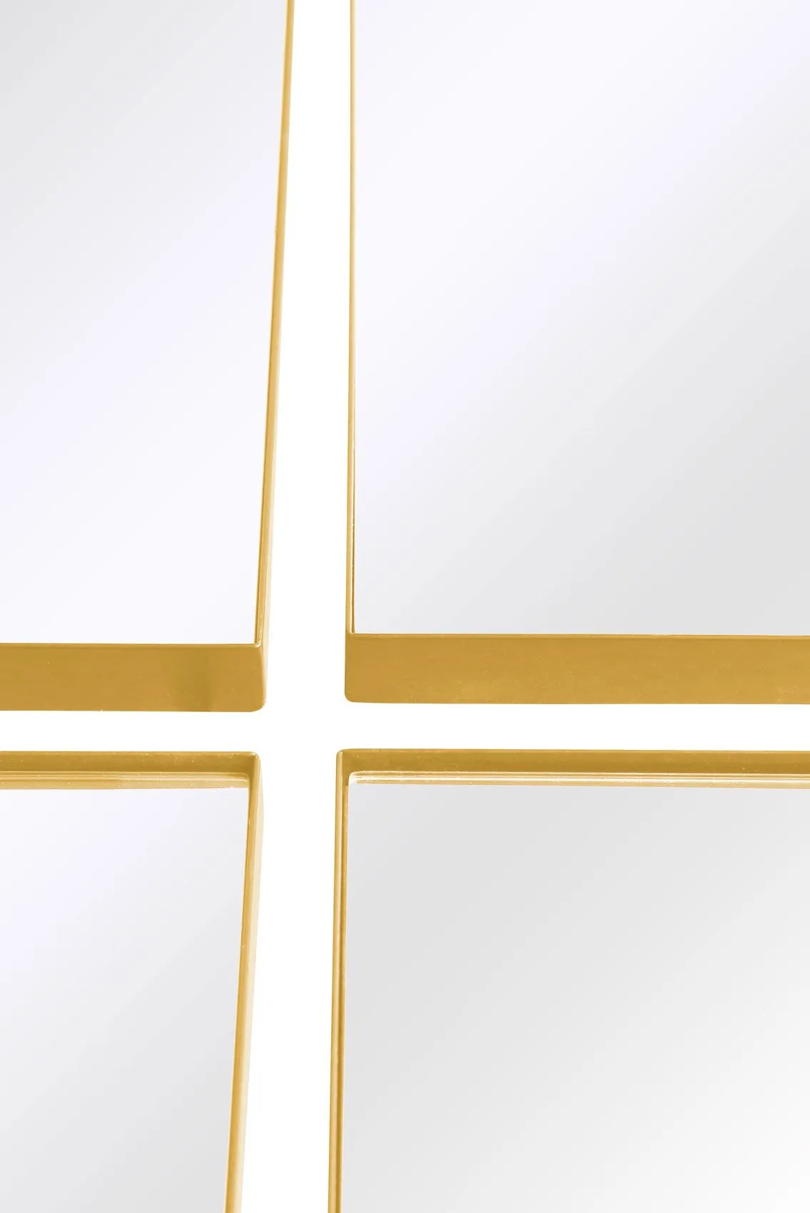 MirrorOutlet New Gold XL Circular Metal Wall Mirror 54" X 54" (140 x 140CM) 6