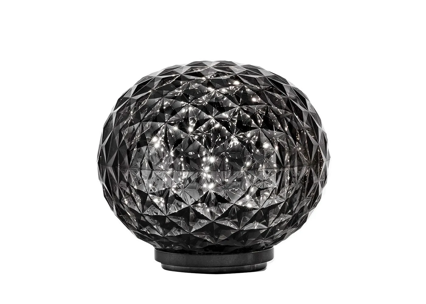 Kartell Planet LED Portable Table Lamp Smoke Mini