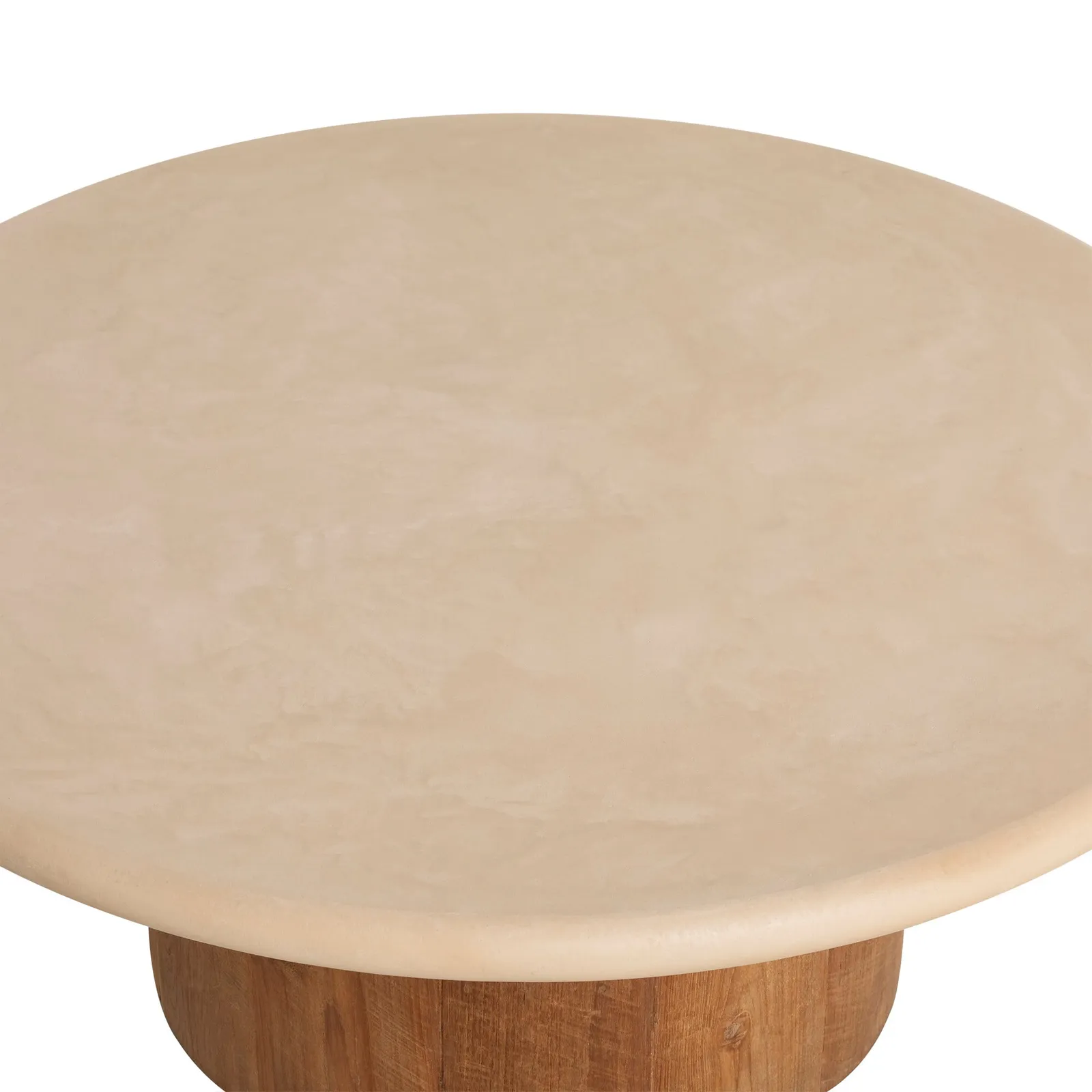 Panama Round Coffee Table 100X100X40Cm, Round, Brown Stone Effect | Barker & Stonehouse 2
