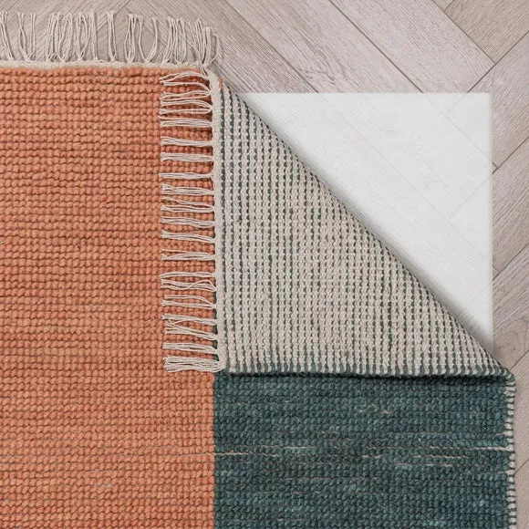 Otis Wool Patchwork Check Rug 3