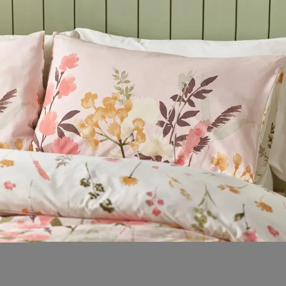 Catherine Lansfield Countryside Floral Reversible Duvet Cover & Pillowcase Set 2