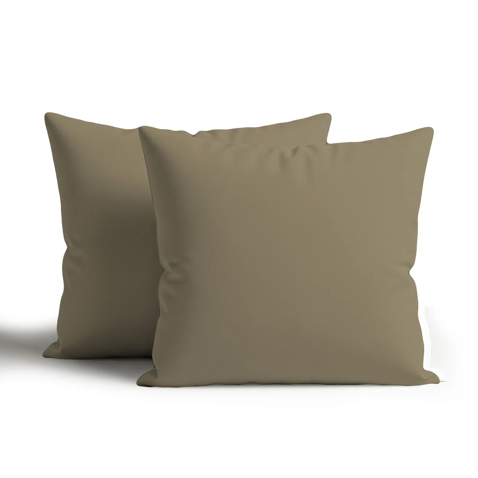 Snug City Waterproof Outdoor Garden Patio Cushion Cover & Inner Square Pack Of 2 in Beige
