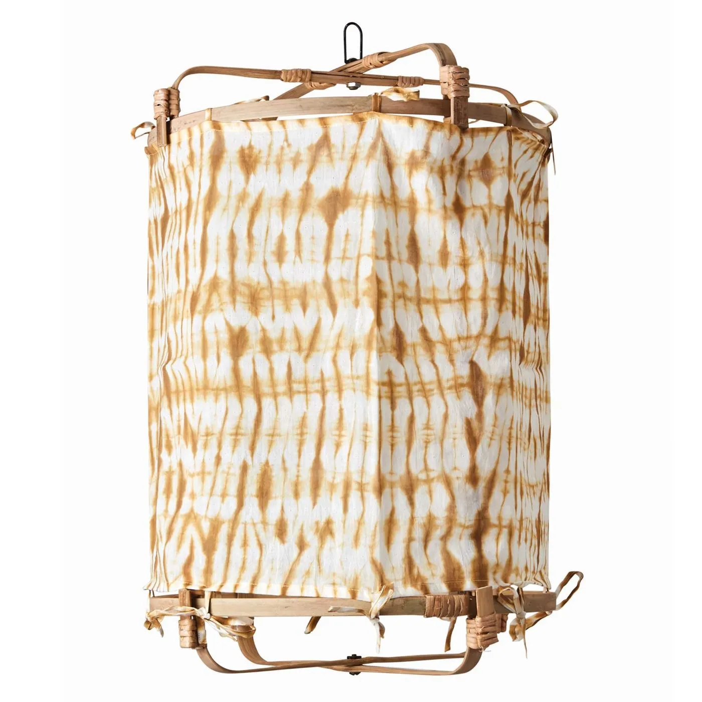 Hanging Tie Dye Decorative Shade, Mustard