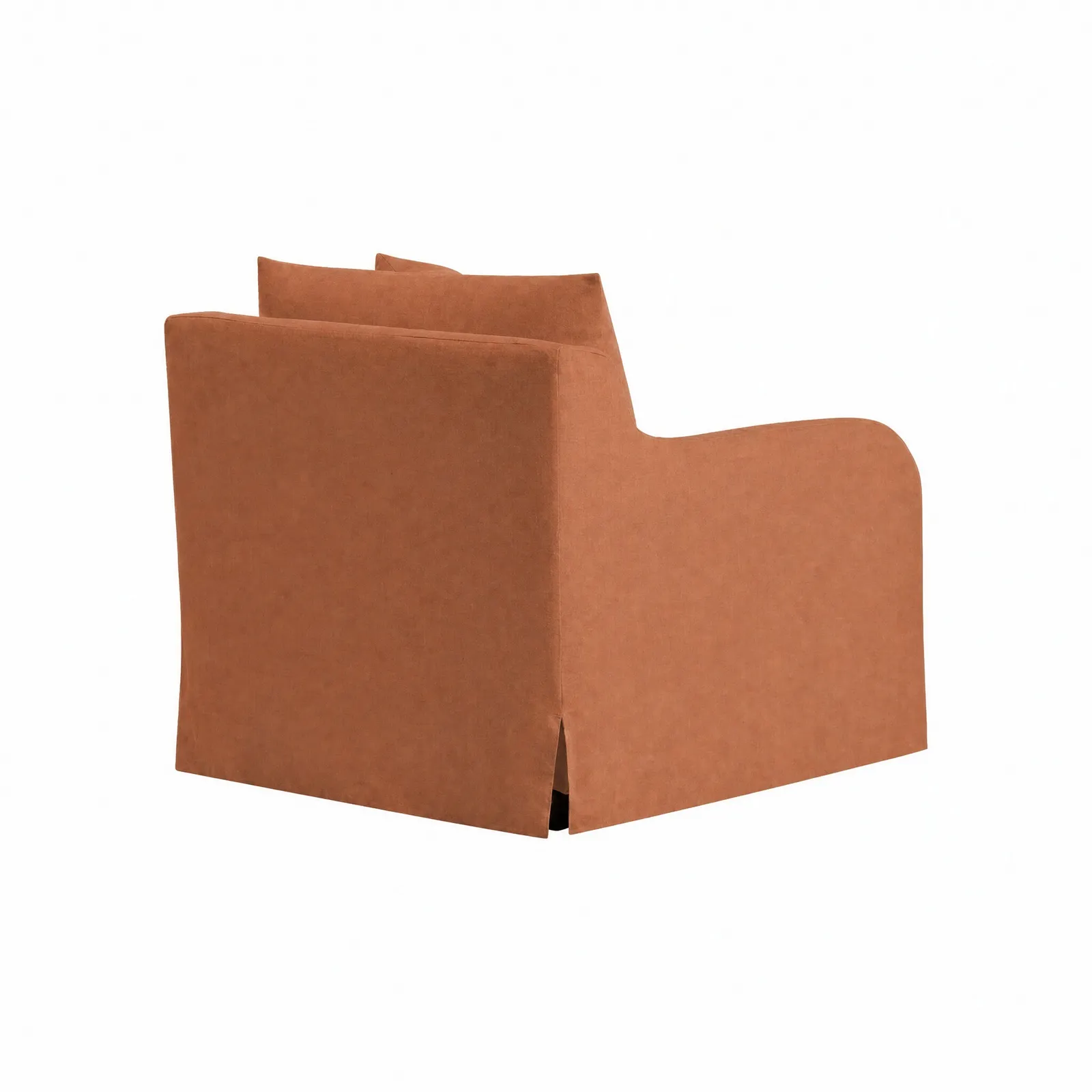 Charlbury 1 Seater Armchair, Orange Fabric | Barker & Stonehouse 2