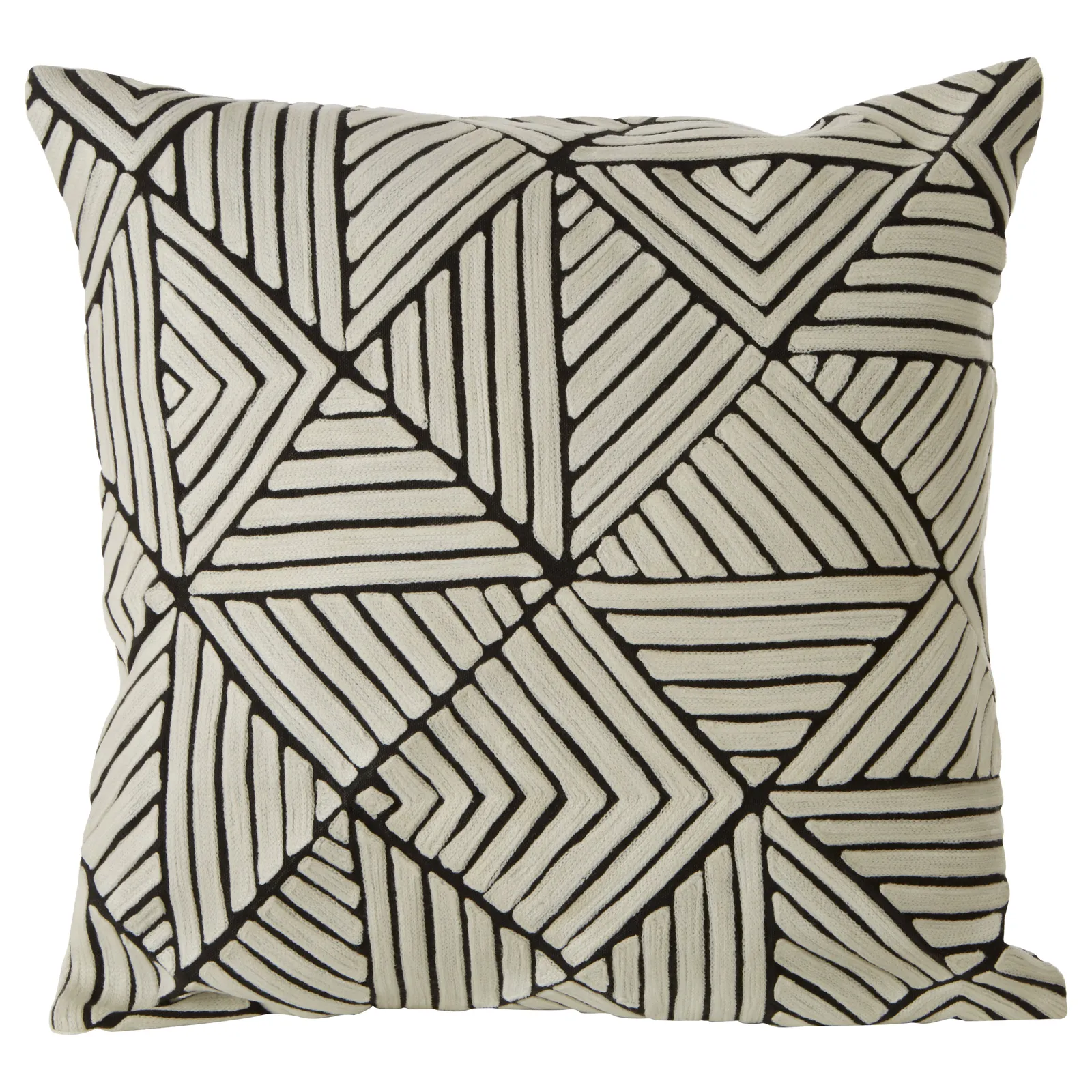 Orsina Bosie Ozella Diamond Design Cushion in Black