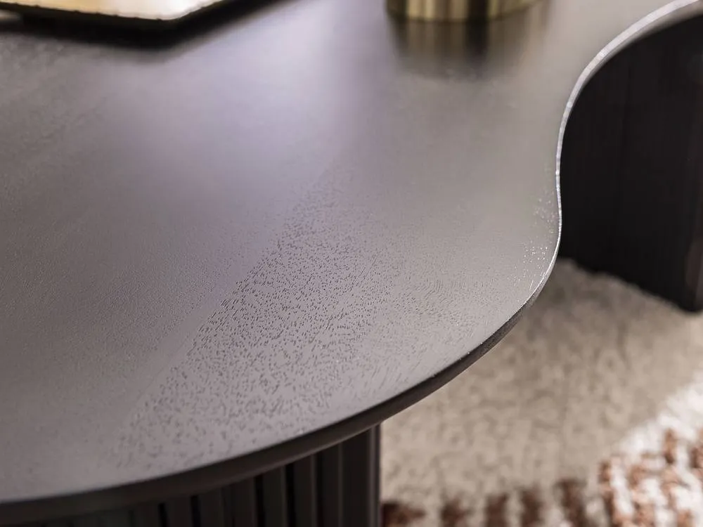 Vente-unique Mango Wood Coffee Table - Black - TAMENIA By Maison Céphy 6