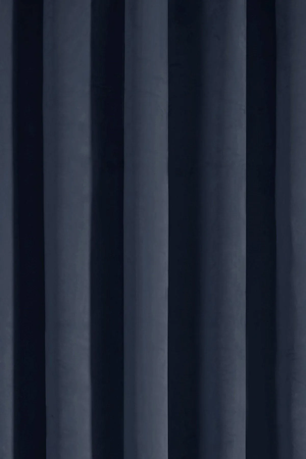 Laurence Llewelyn-Bowen 'Montrose' Velvet Blackout Eyelet Single Panel Door Curtain in Navy 3