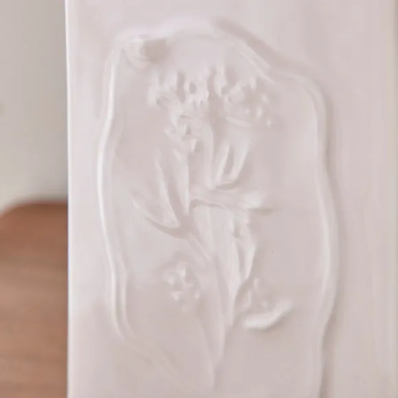 Embossed Book Ceramic Vase 2