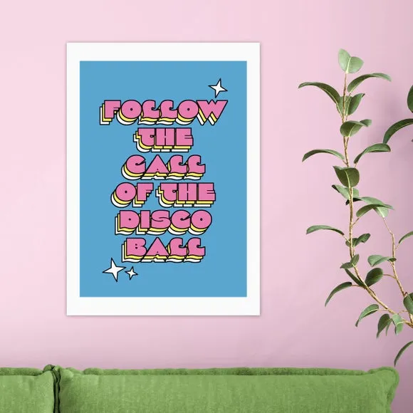 East End Prints Disco Ball Print 1