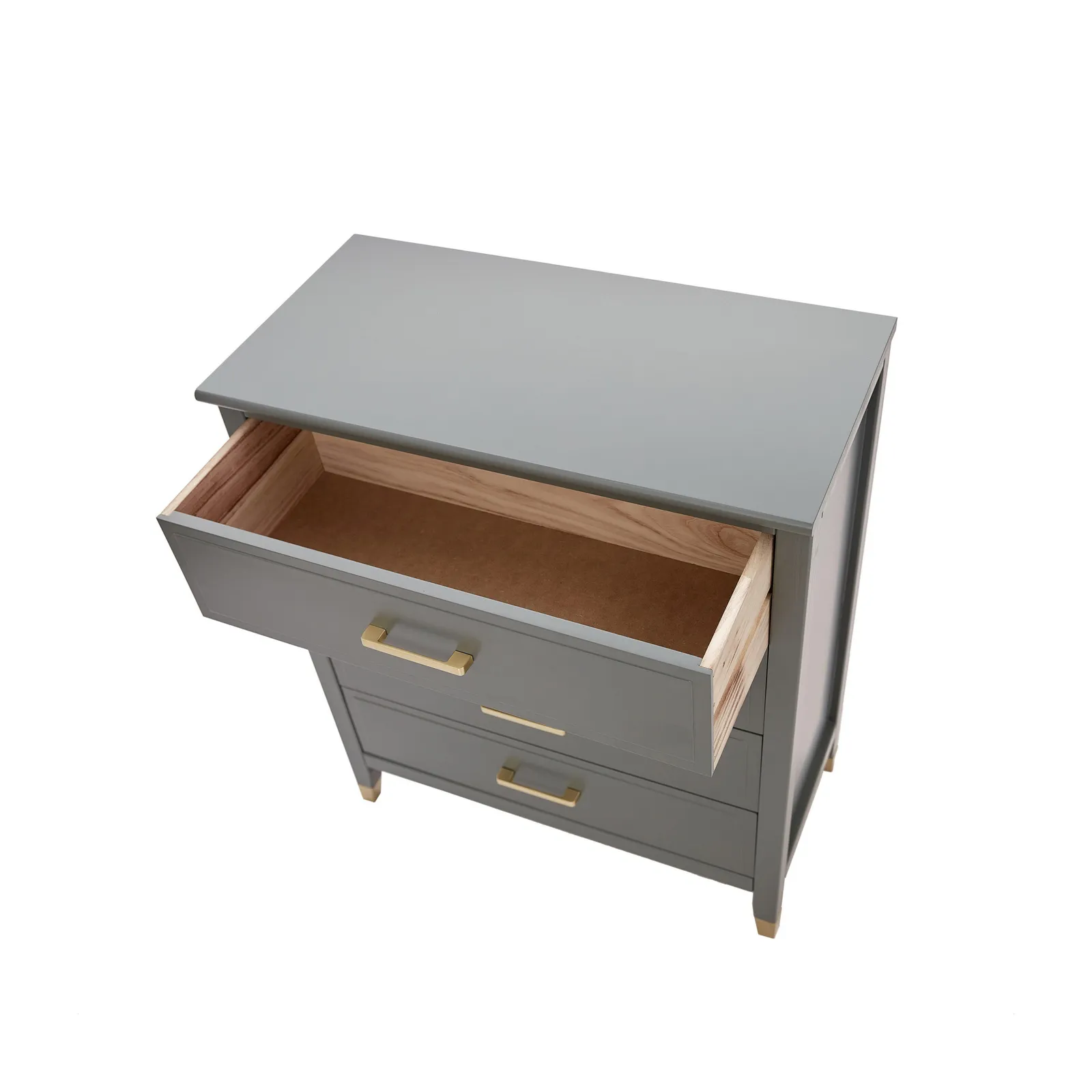 Cabinet Bits Palazzi 4 Drawer Chest of Drawers in Grey 4