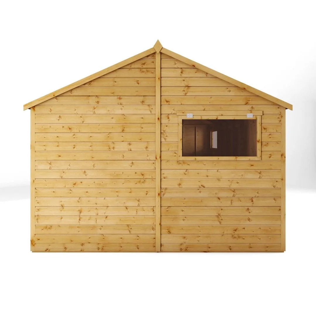 Mercia Premium Shiplap Reverse Apex Workshop - L322.7 x W546.6 x H252.4 cm in Brown 4