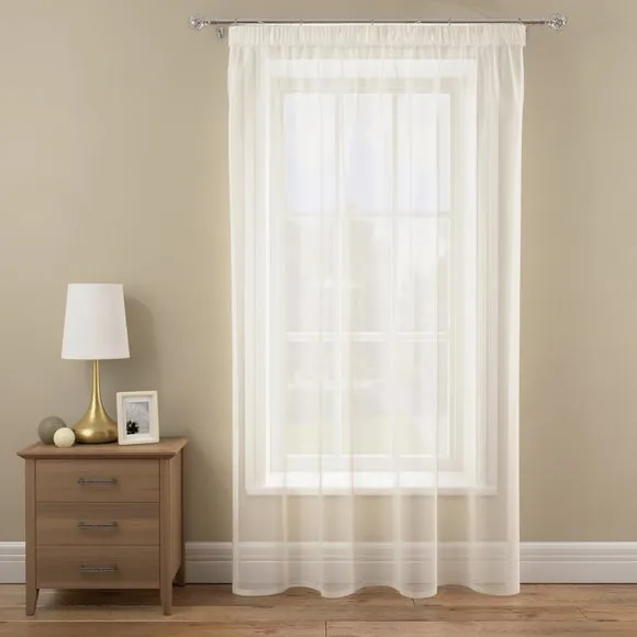 Sheer Elegance Tape Top Single Voile Panel 4