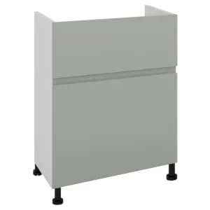 Wickes Lakemoor Dust Grey Standard Depth Toilet Unit - 500mm