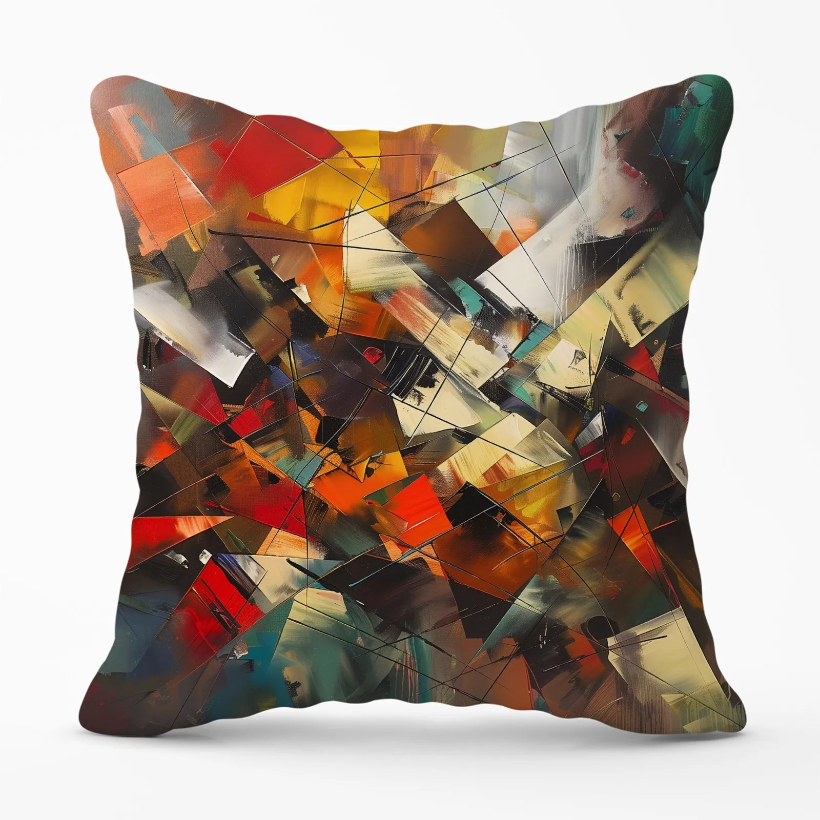 Warren Reed - Designer Dynamic Chaos: Energy Unleashed Cushions