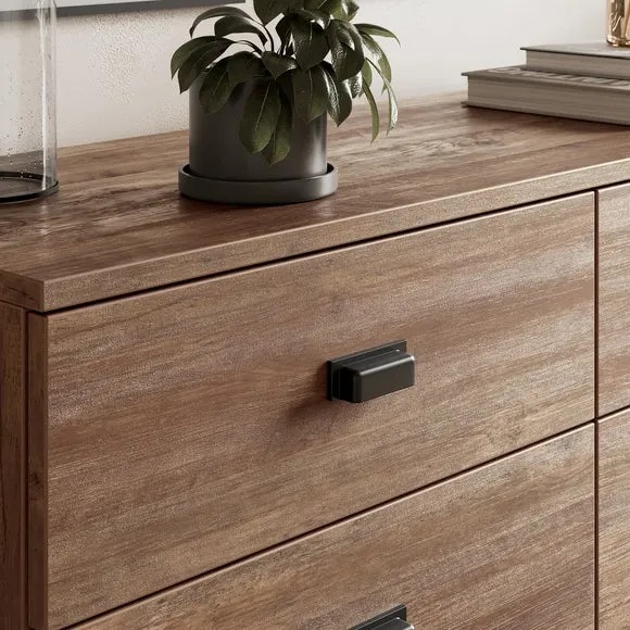 Fulton 6 Drawer Chest, Pine Effect 3