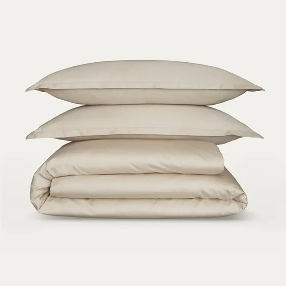 Hotel Cotton Sateen 400 Thread Count Duvet Cover & Pillowcase Set 5