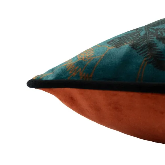 Tropica Cheetah Cushion Teal 5