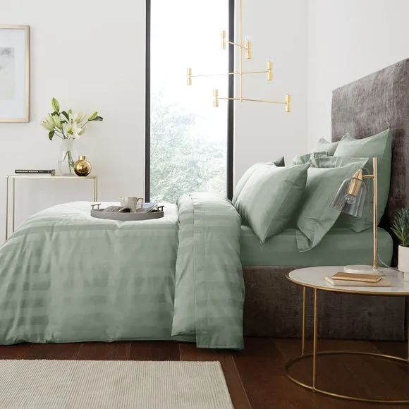 Hotel Stripe 230 Thread Count 100% Cotton Duvet Cover 3