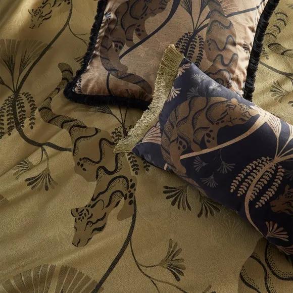 Paoletti Moondusk Gold Duvet Cover & Pillowcase Set 4