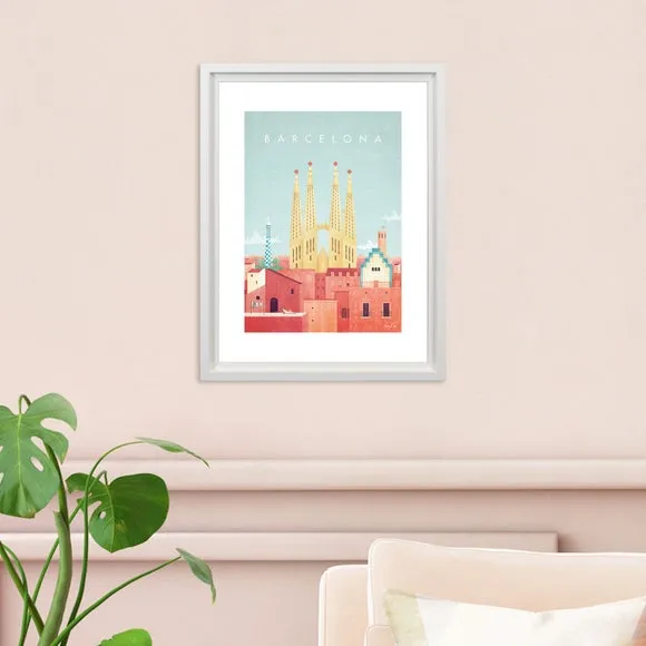 The Art Group Barcelona Framed Print