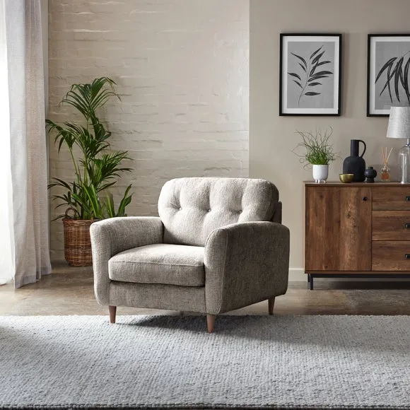 Sven Chunky Chenille Snuggle Chair 3