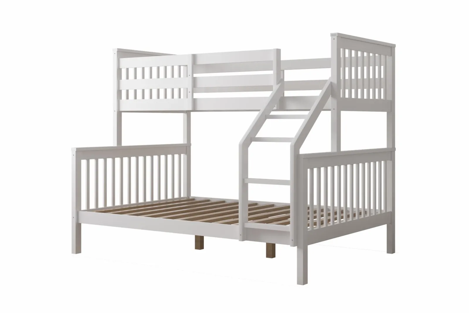Flair Zoom Wooden Triple Bunk Bed in White 4