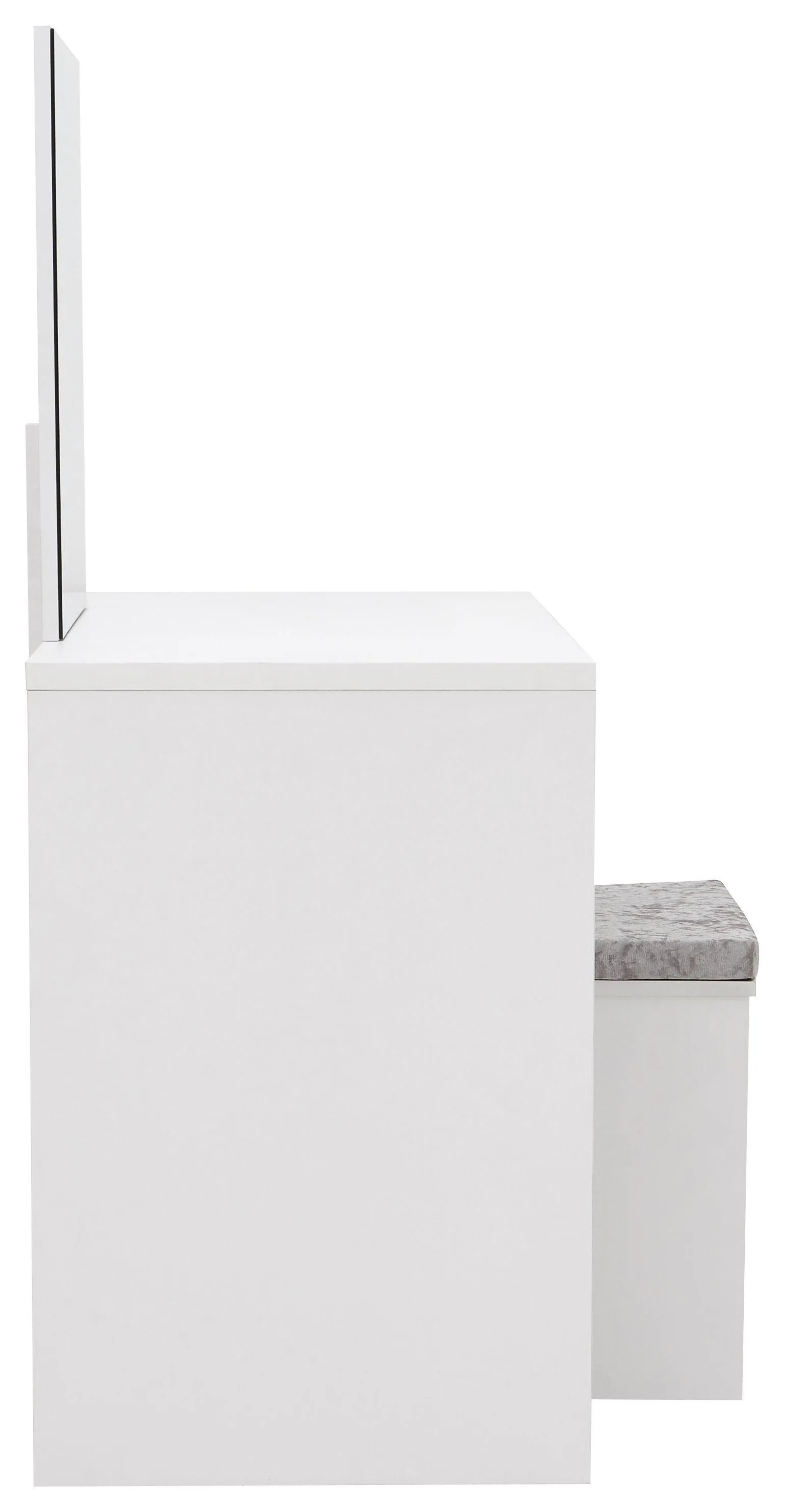 GFW Elizabeth Dressing Table Set in White 5