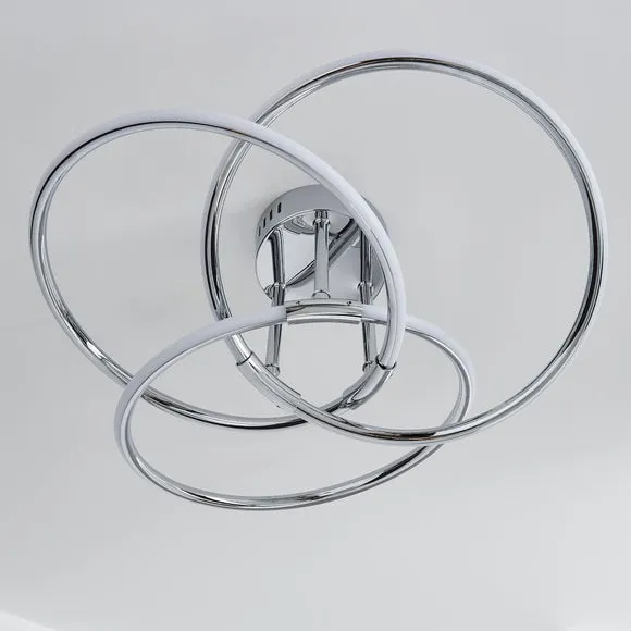 Rhona LED Semi Flush Ceiling Light 4