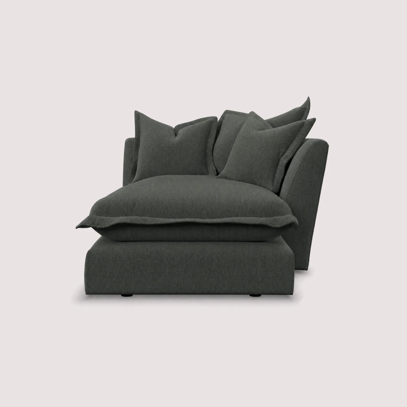 Odyssey Chaise With 1 Arm Right, Green Fabric | Barker & Stonehouse 1