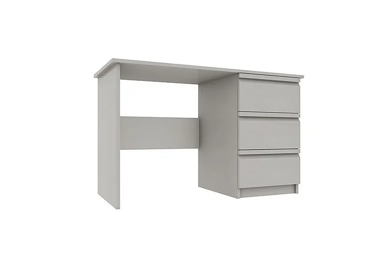 Kings Cross 3 Drawer Dressing Table - Light Grey