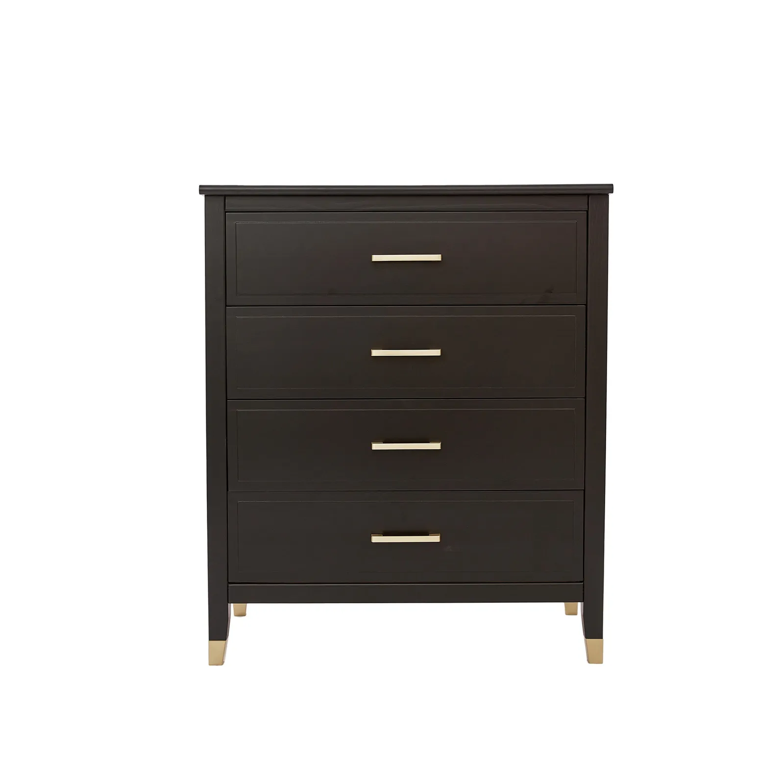 Cabinet Bits Palazzi 4 Drawer Chest of Drawers in Black 3