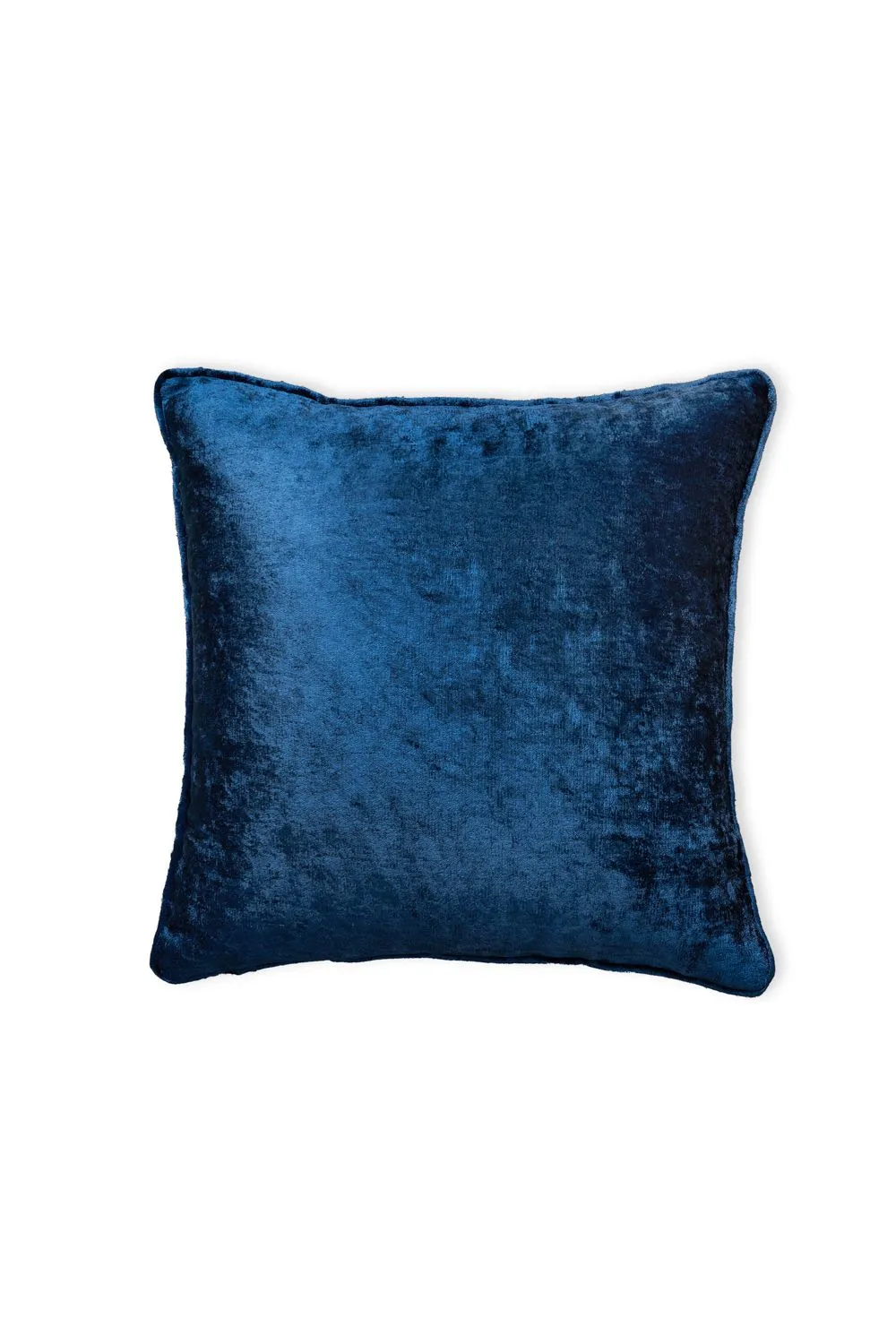 BHS Crushed Velvet Cushion in Navy 2