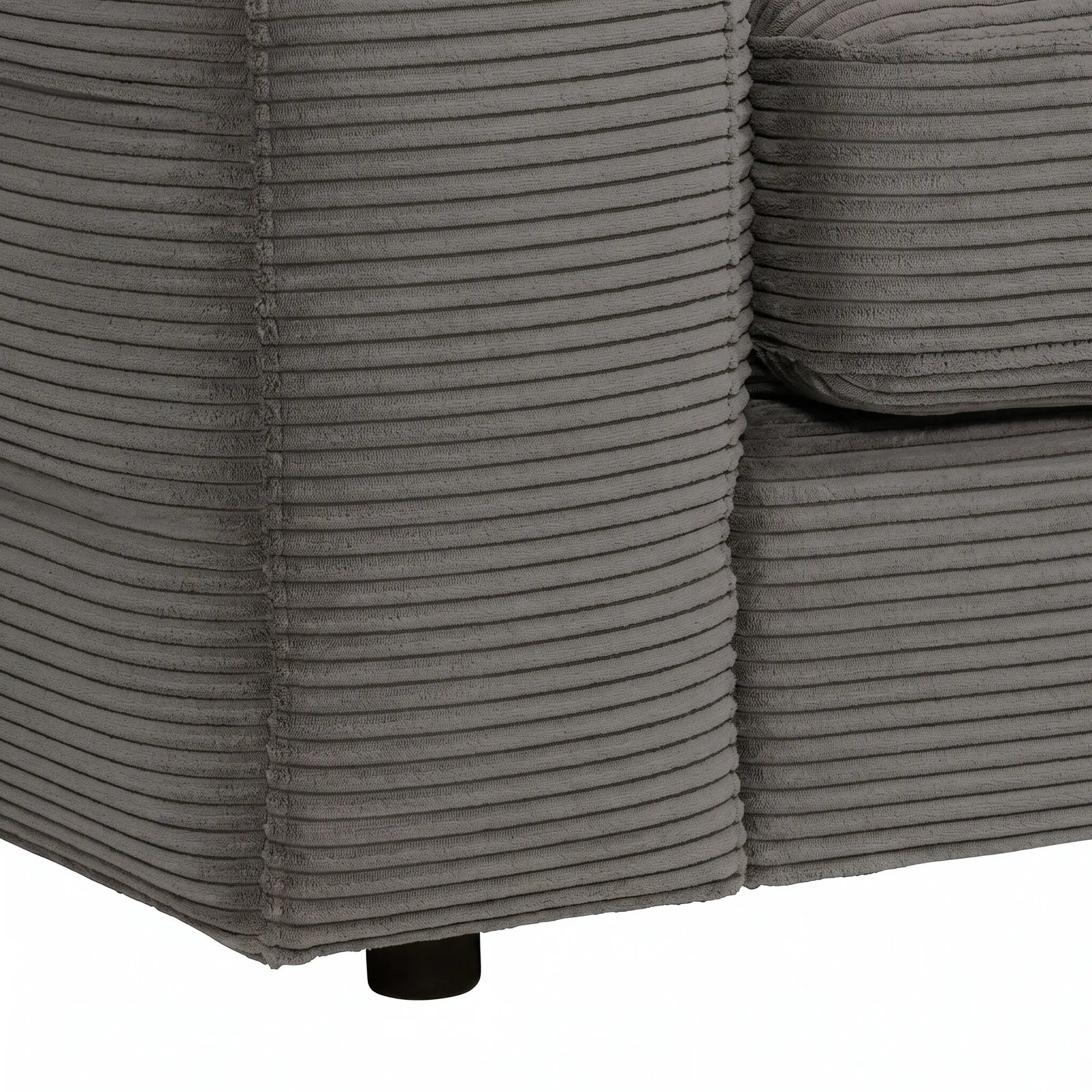 Twain Medium 1.5 Seater Armrest Left Modular Sofa, Grey Fabric | Barker & Stonehouse 4