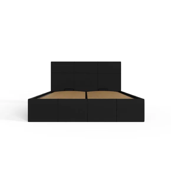 Side Lift Ottoman Bed, Faux Leather 5