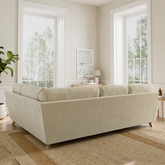 Martha Chunky Chenille Full Corner Sofa 2