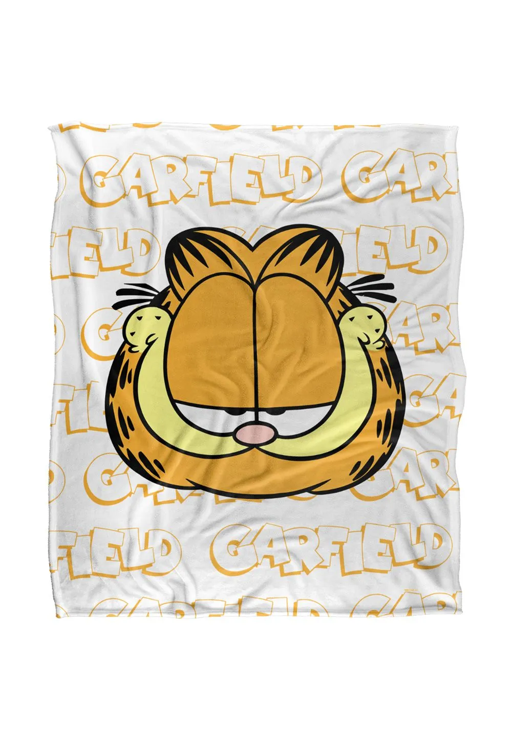 Garfield Name Repeat Silky Touch Super Soft Throw Blanket 152 X 127 cm in White