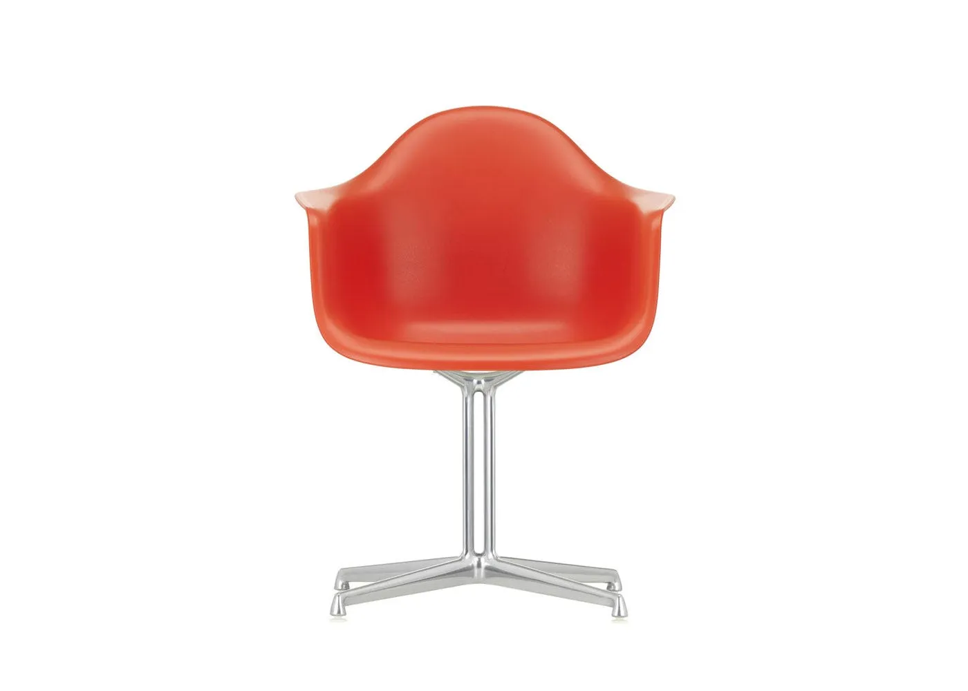 Vitra Eames DAL Armchair New Height Poppy Red 1