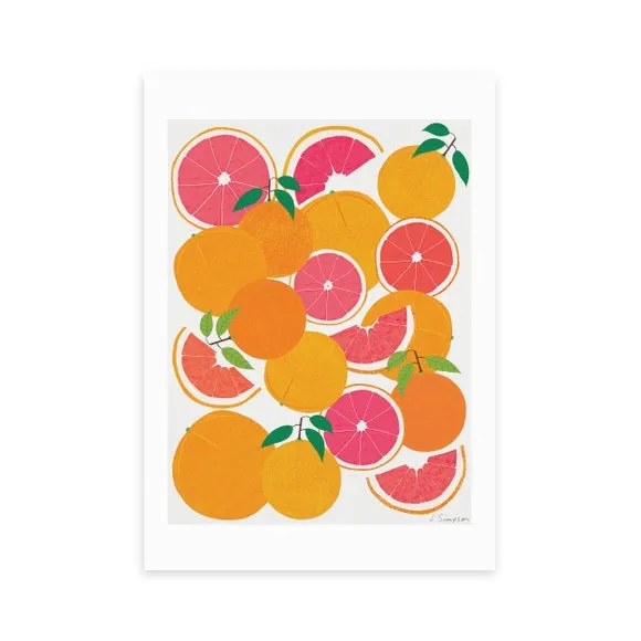 East End Prints Grapefruit Harvest Print 1