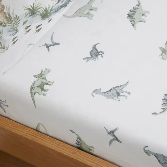 Set of 2 Roar and Explore 100% Cotton Fitted Sheets 2