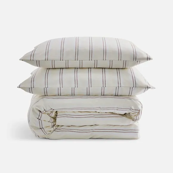 Revel Stripe Quilt Cover & Pillowcase Set 4
