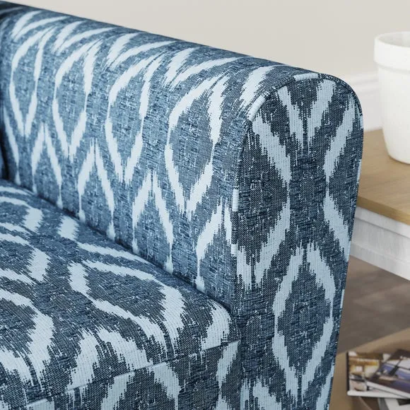 Blake Ikat Multi Weave Snuggle Chair 4