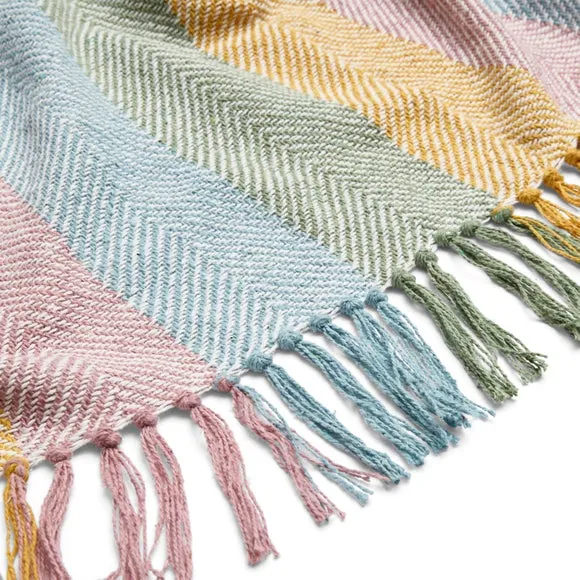 Jenson Herringbone Throw Blanket 5