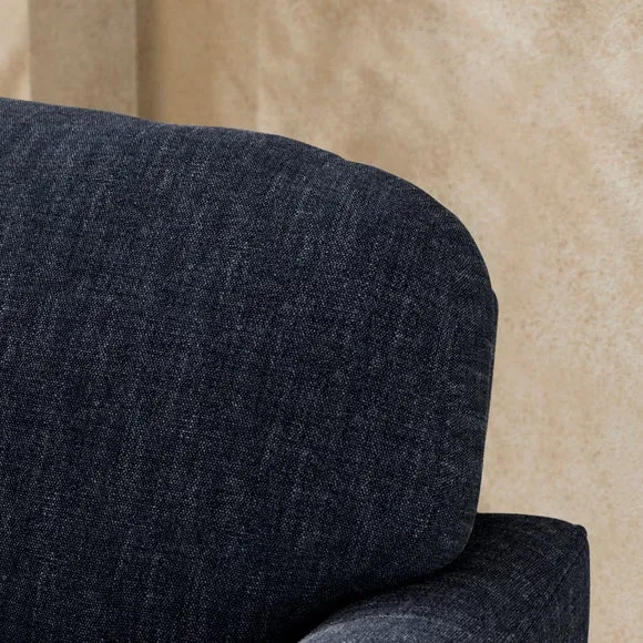 Arthur Linen Chenille Corner Chaise Sofa 4